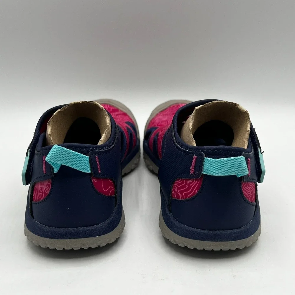 KEEN Kids Stingray Blue Depths Festival Fuchsia Waterproof‎ Sandals Size 13